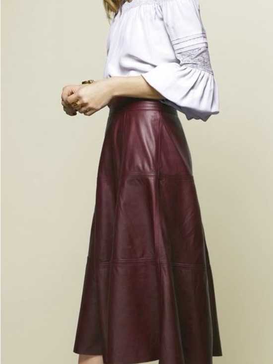 Chelsea28 Dresses & Skirts - NWT Olivia Palermo for Chelsea28 Leather midi Skirt